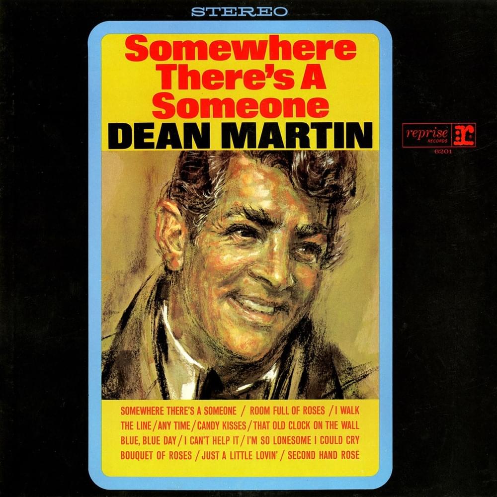 Album cover art for "Any Time" by Dean Martin