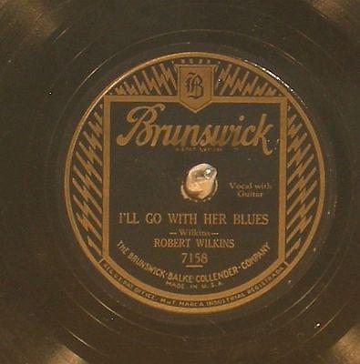 Album cover art for "I’ll Go With Her Blues" by Robert Wilkins