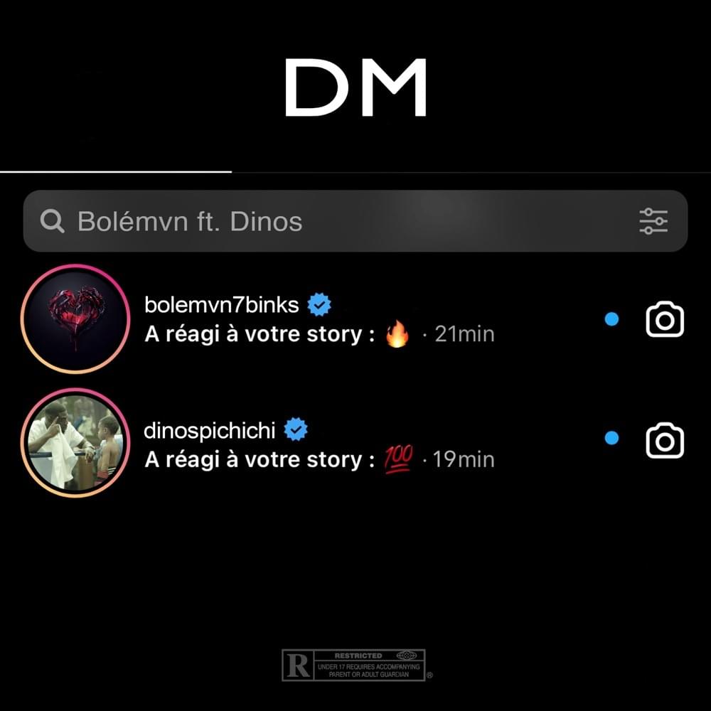 Album cover art for "DM" by Bolémvn & Dinos