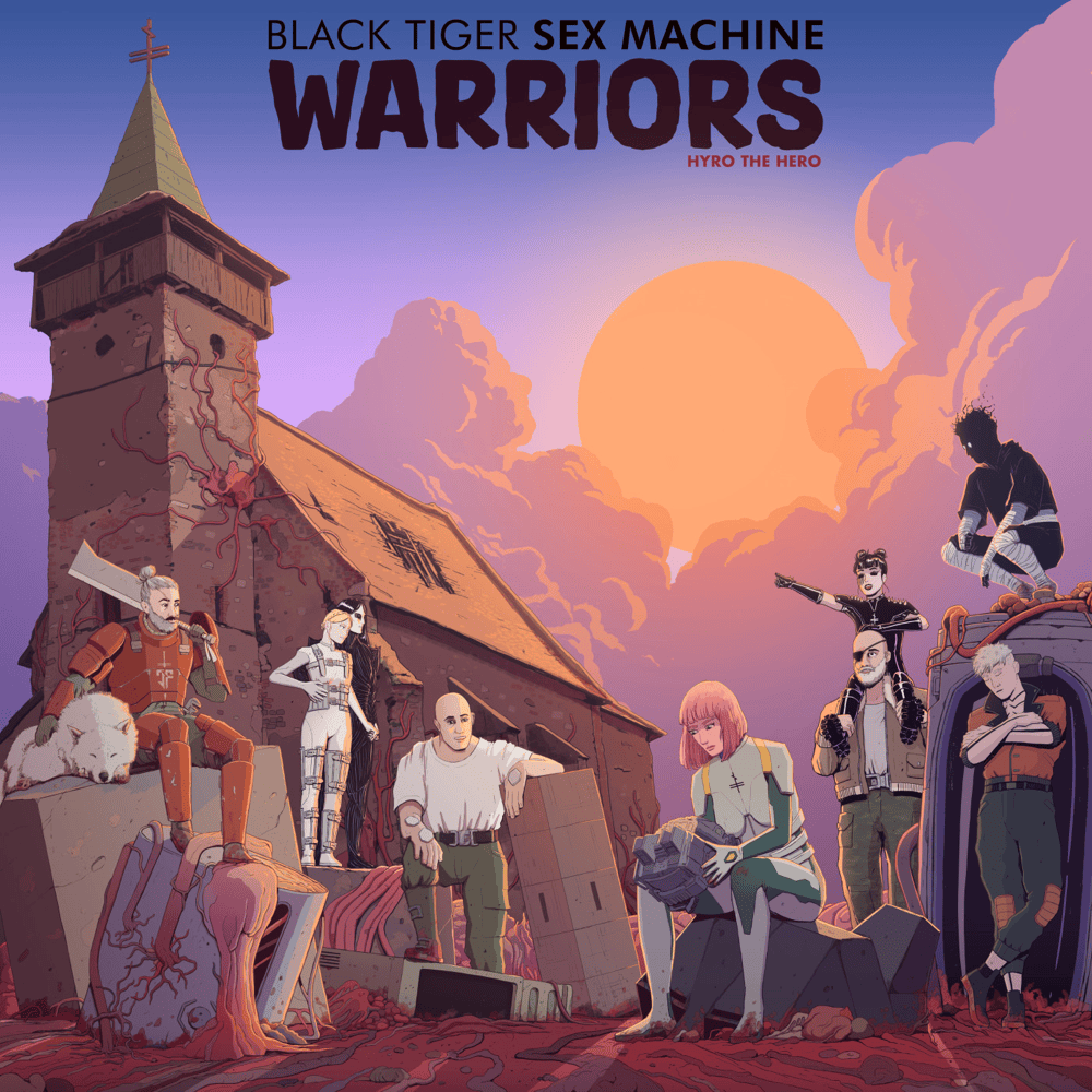 Album cover art for "Warriors" by Black Tiger Sex Machine