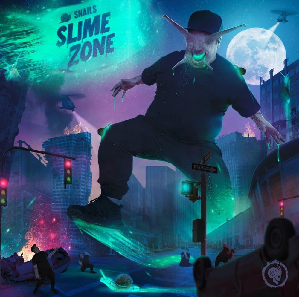 Album cover art for "Slime Zone" by Snails
