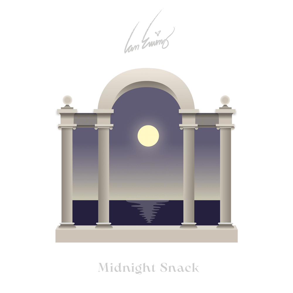 Album cover art for "Midnight Snack" by Ian Ewing
