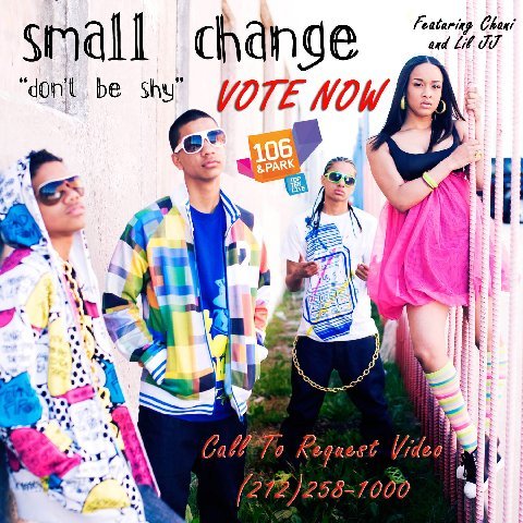Album cover art for "Don’t Be Shy" by Small Change & Chani Christie & Lil JJ