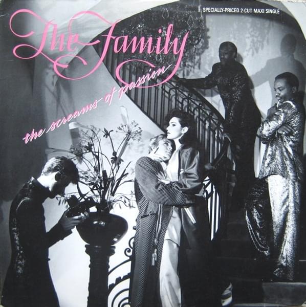 Album cover art for "The Screams of Passion" by The Family