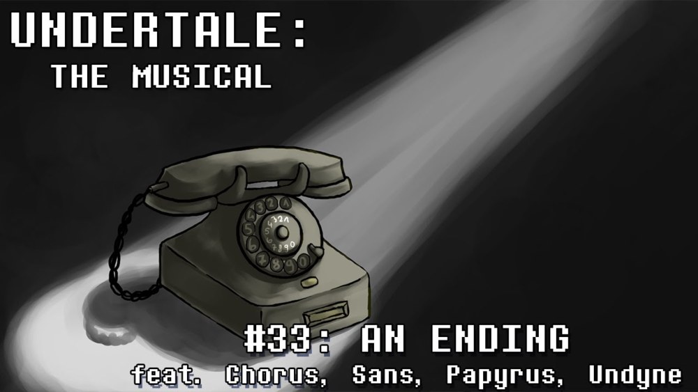 Album cover art for "An Ending" by Man on the Internet & Undertale the Musical Chorus & Mippa & Darby Cupit & Steel (Artist)