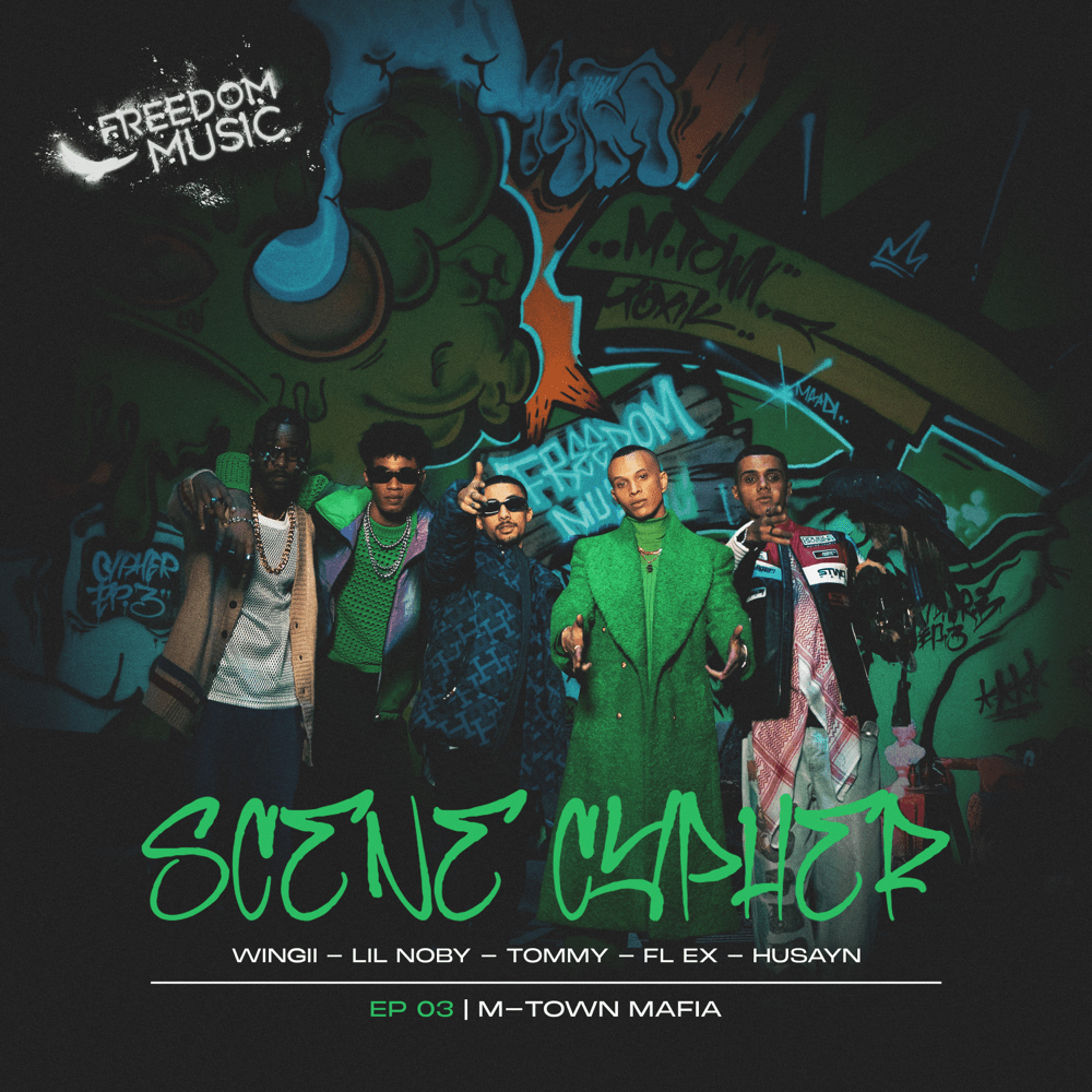 Album cover art for "Scene Cypher 3 - سين سايفر ۳" by Wingii - وينجي