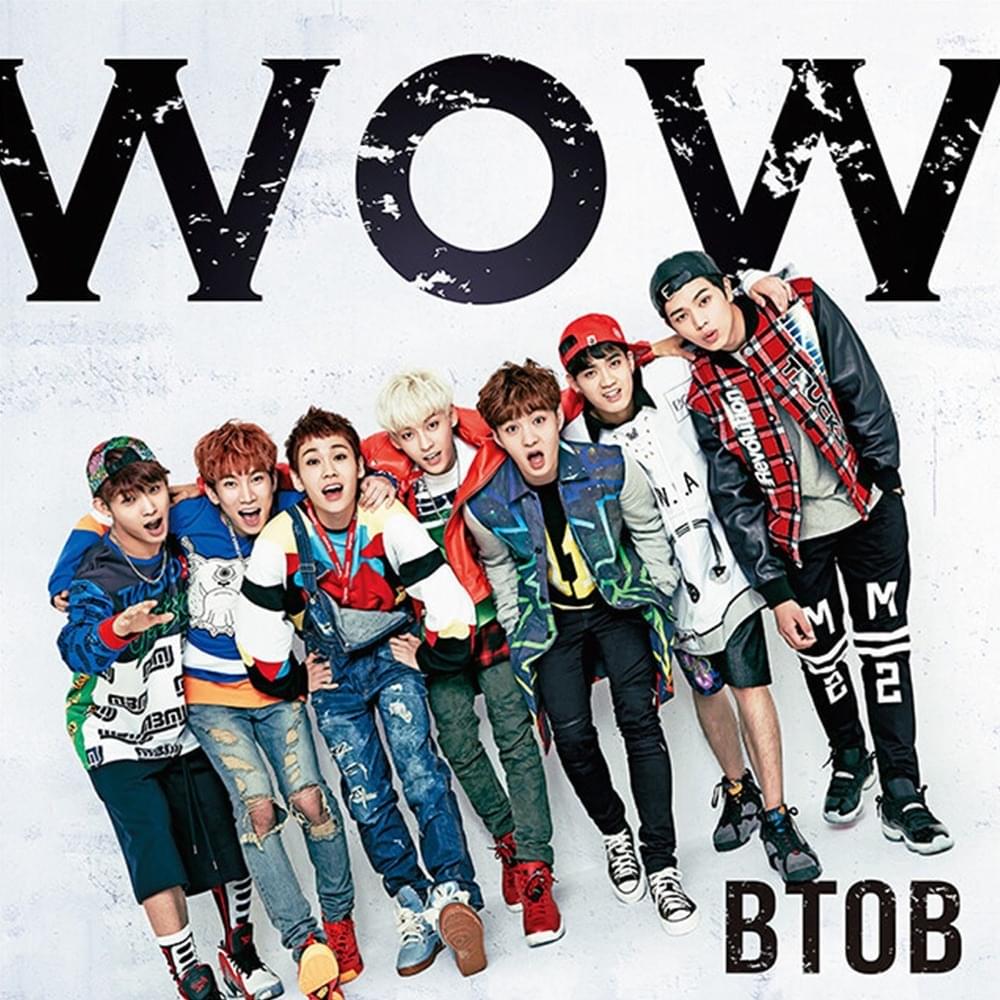 Album cover art for "WOW (Japanese Version)" by BTOB