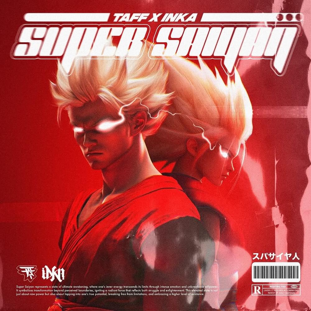 Album cover art for "SUPER SAIYAN" by Taff