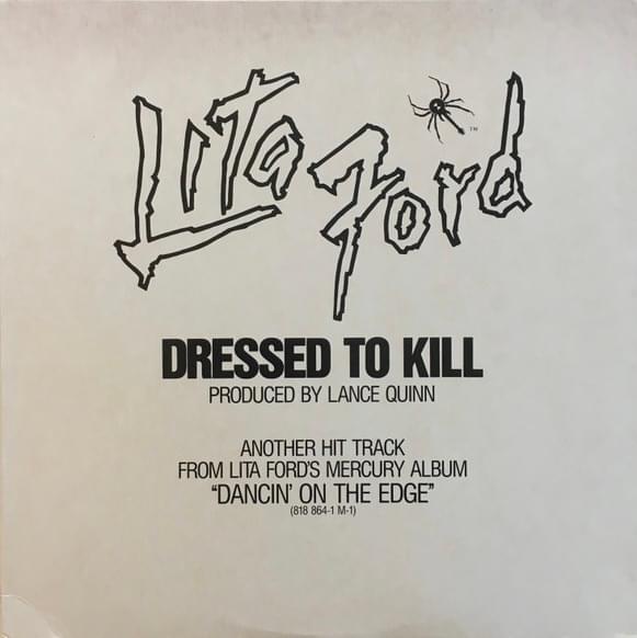 Album cover art for "Dressed to Kill" by Lita Ford