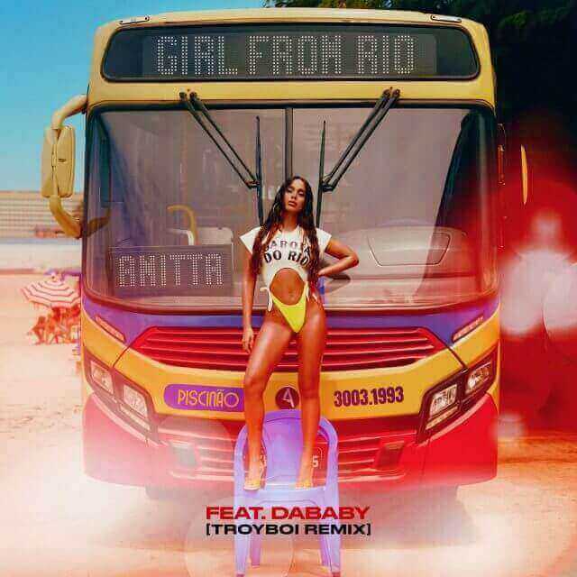 Album cover art for "Girl From Rio (TroyBoi Remix)" by Anitta & DaBaby
