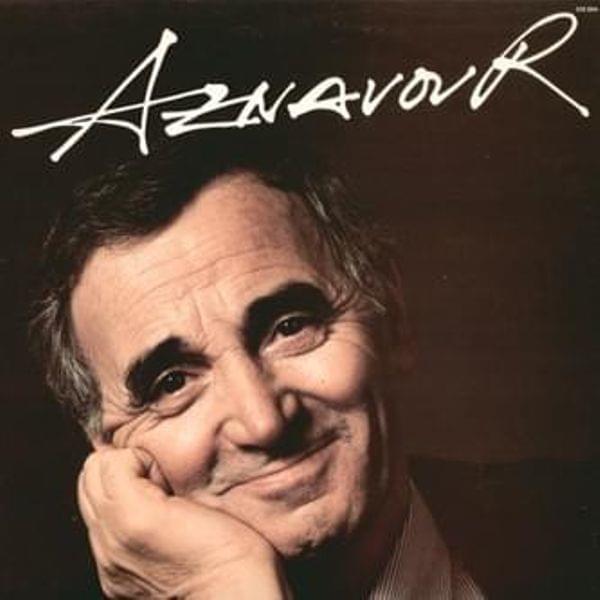 Album cover art for "Dormir avec vous madame" by Charles Aznavour