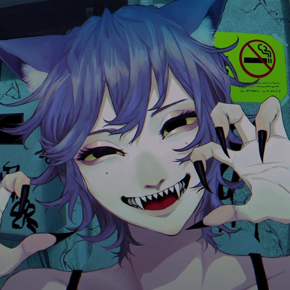 Album cover art for "化け猫 (Bakeneko)" by キタニタツヤ (Tatsuya Kitani)
