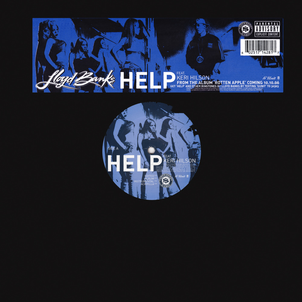 Album cover art for "Help" by Lloyd Banks & Keri Hilson