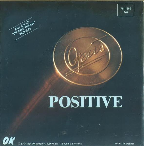 Album cover art for "Positive" by Opus