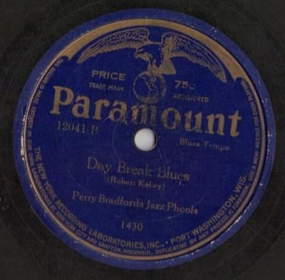 Day Break Blues by Perry Bradford’s Jazz Phools