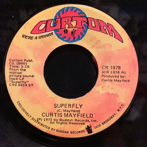 Album cover art for "Superfly (Single Mix Version)" by Curtis Mayfield