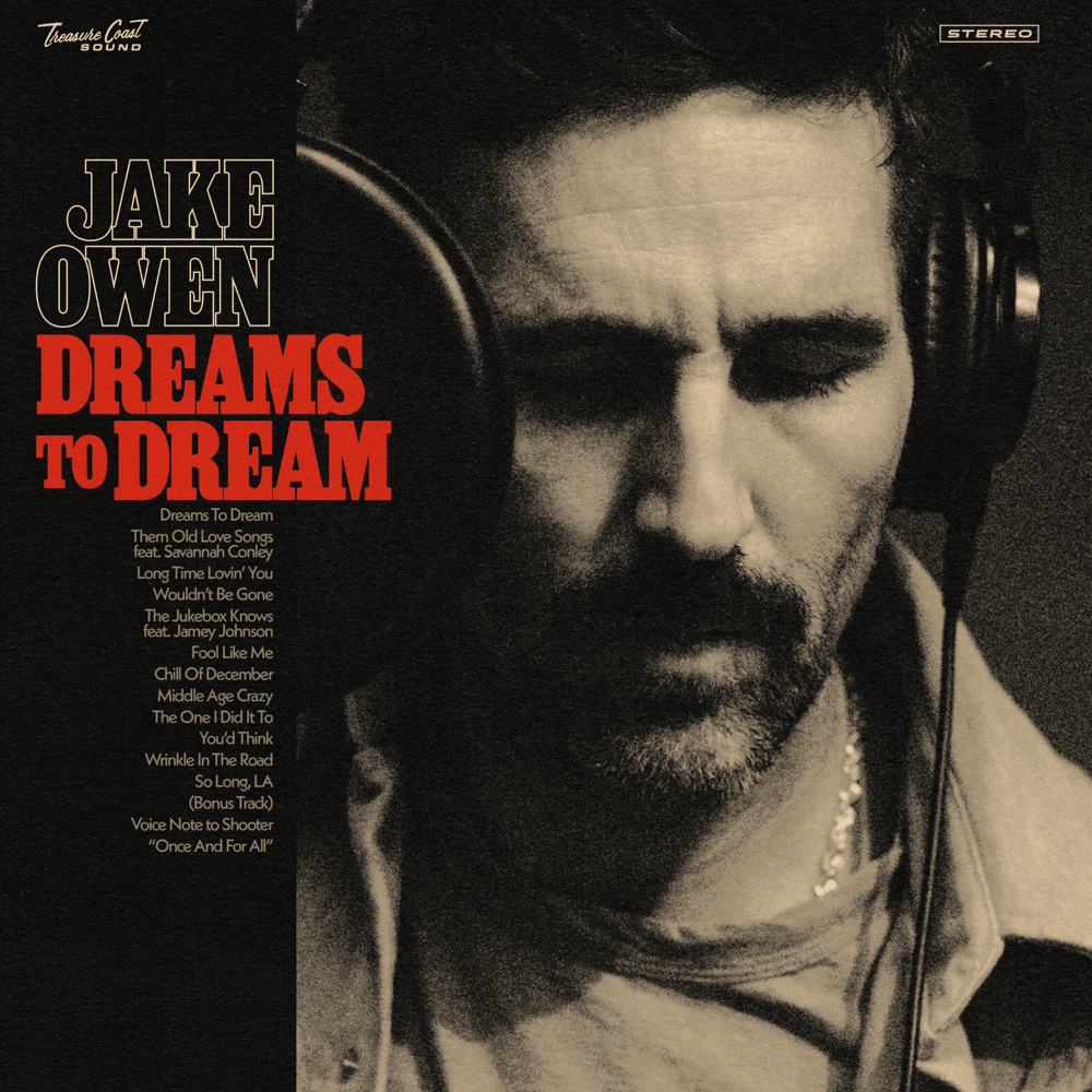 Album cover art for "Middle Age Crazy" by Jake Owen