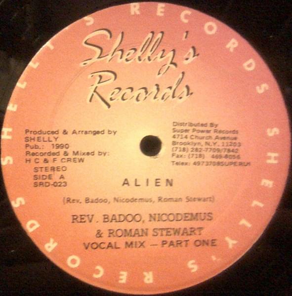 Album cover art for "Alien" by Nicodemus & Reverend Badoo
