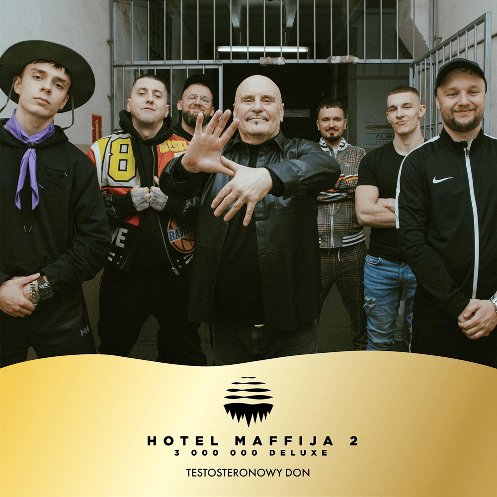 Album cover art for "TESTOSTERONOWY DON" by SB Maffija & WŁODAR & Marian Lichtman & KęKę