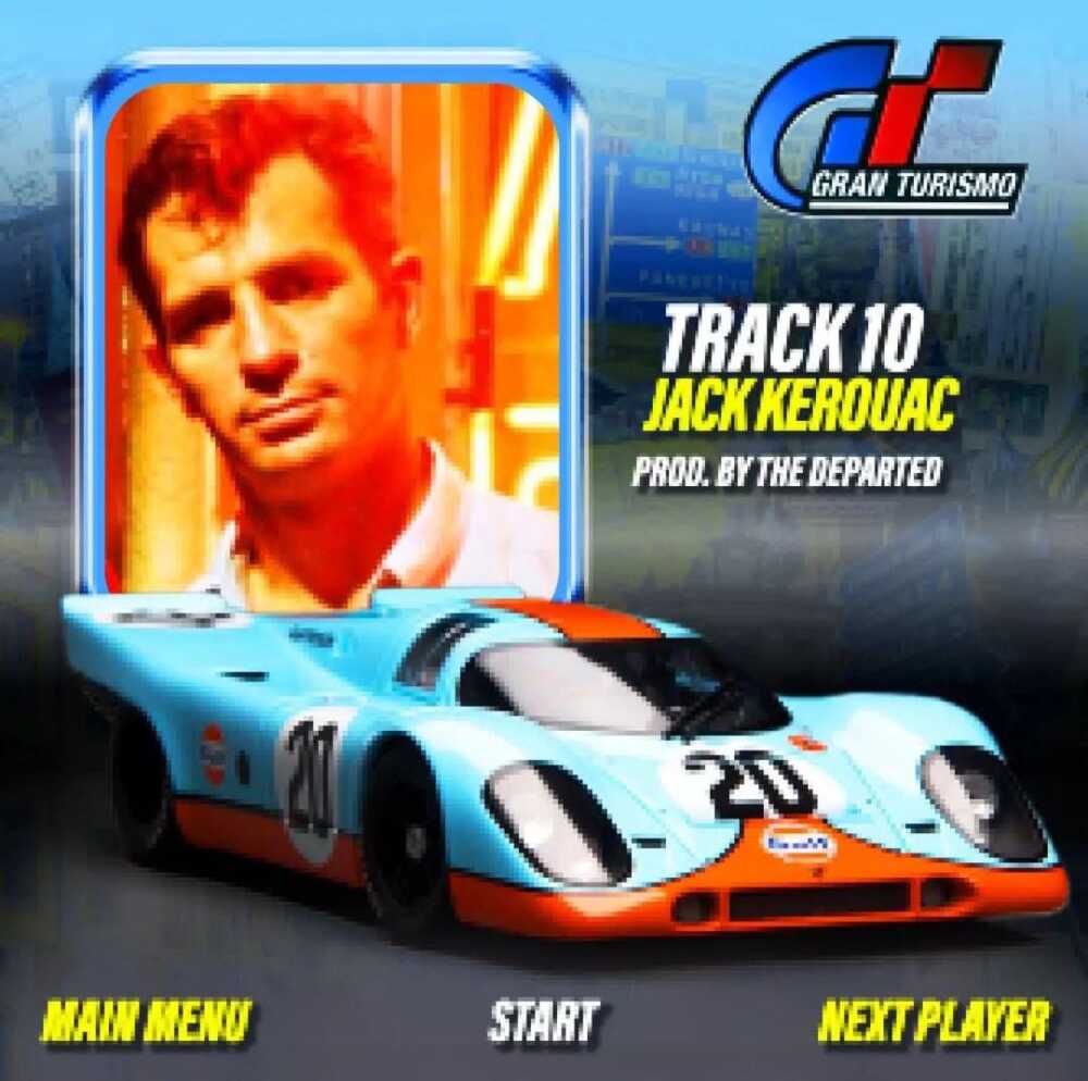 Album cover art for "Jack Kerouac" by GENTLE T