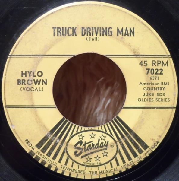 Album cover art for "Truck Driving Man" by Hylo Brown