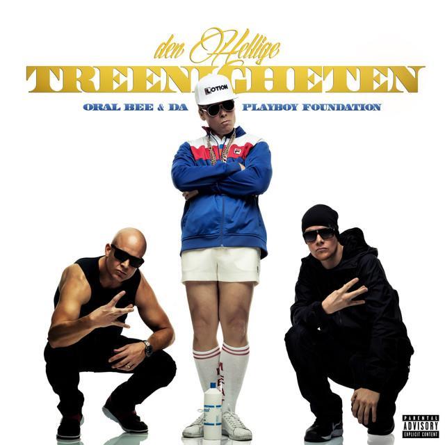Album cover art for "De Hellige Tre" by Oral Bee & Big Ice & Mr. Pimp-Lotion