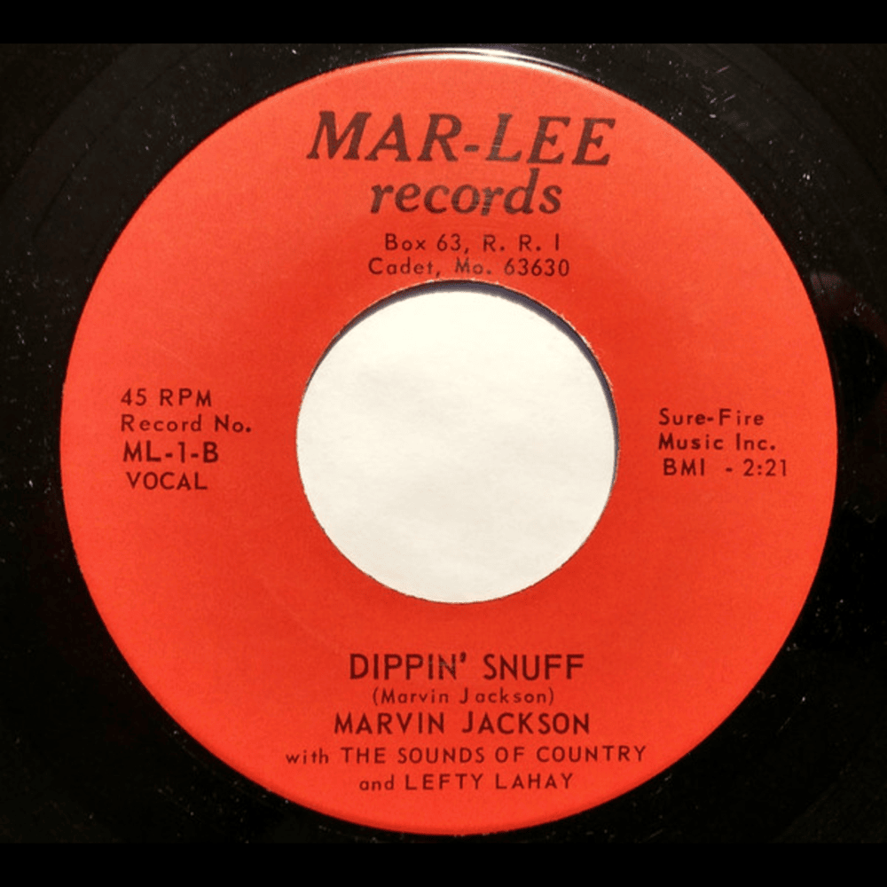 Album cover art for "Dippin’ Snuff" by Marvin Jackson