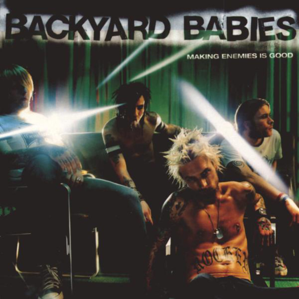 Album cover art for "Brand New Hate" by Backyard Babies