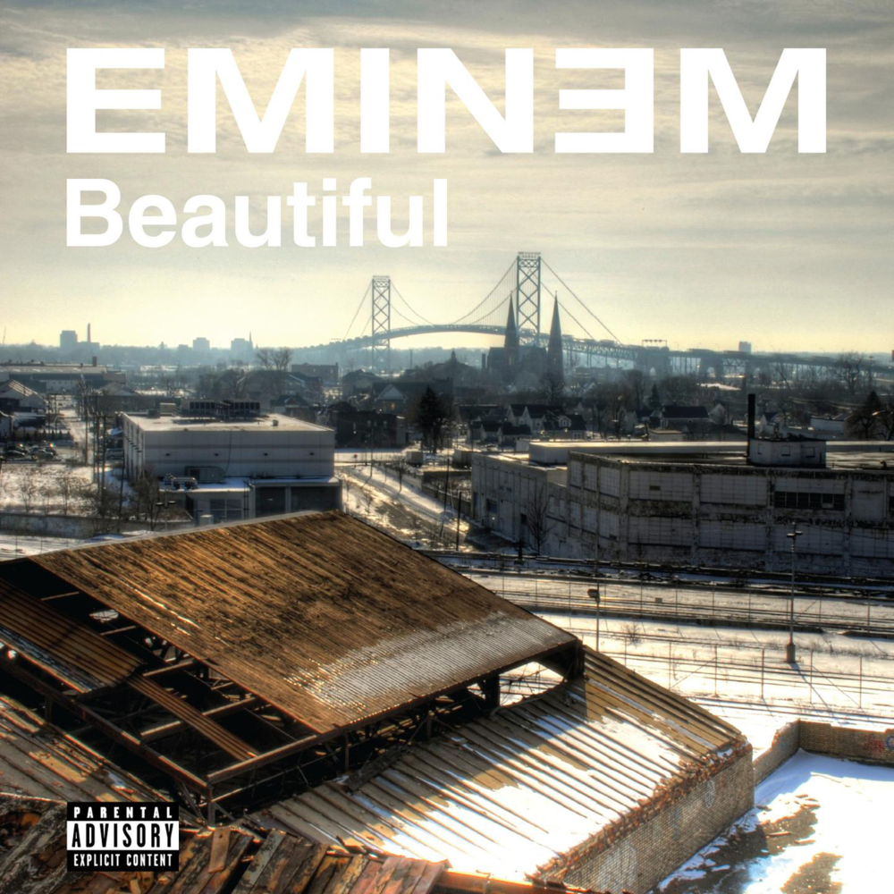 Album cover art for "Beautiful" by Eminem