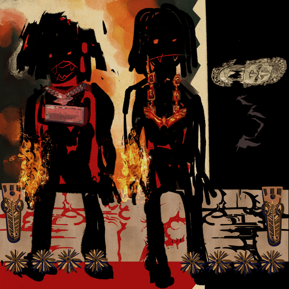 Album cover art for "BENIN BOYS" by Rema