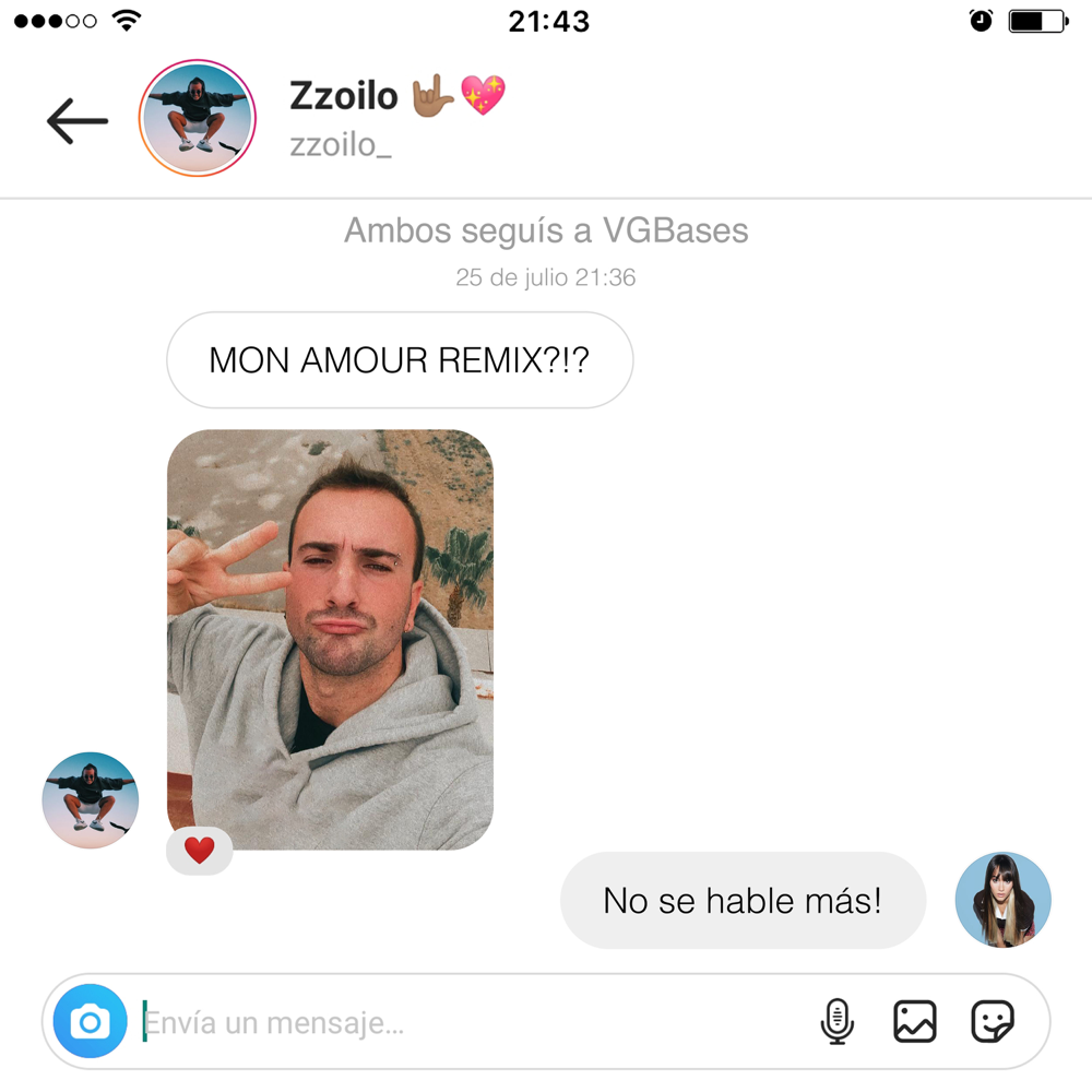 Album cover art for "Mon Amour (Remix)" by zzoilo