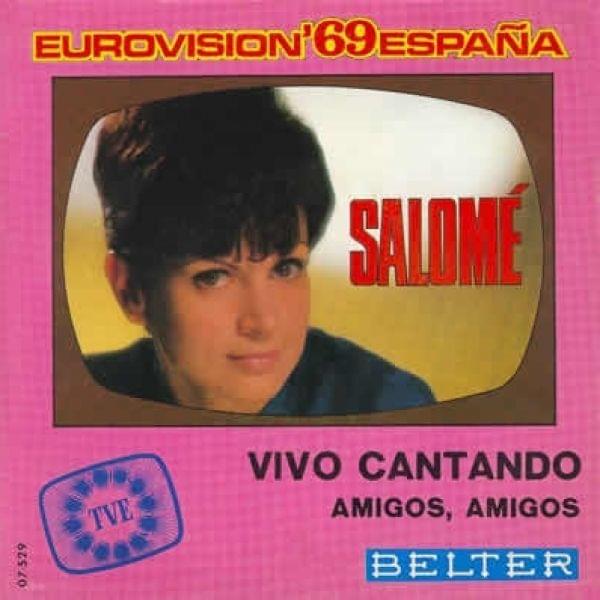 Album cover art for "Vivo cantando" by Salomé [ES]