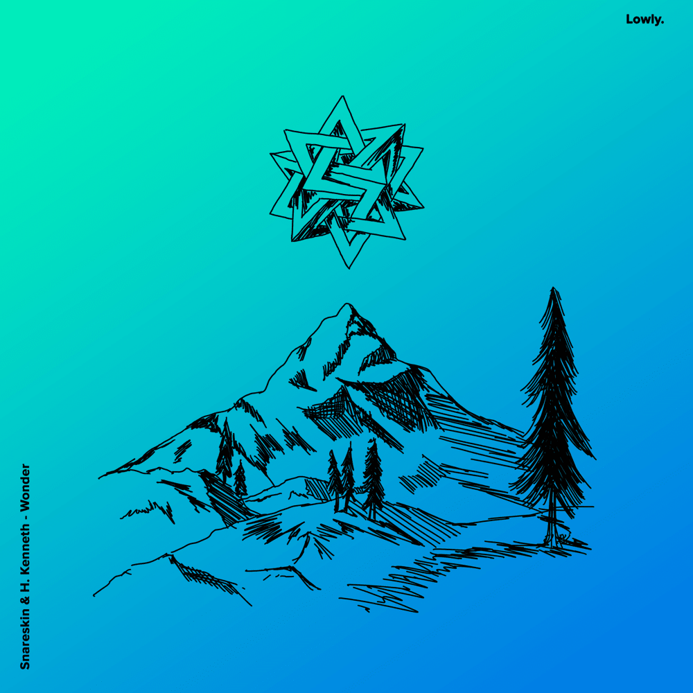 Album cover art for "Wonder" by Snareskin & H. Kenneth