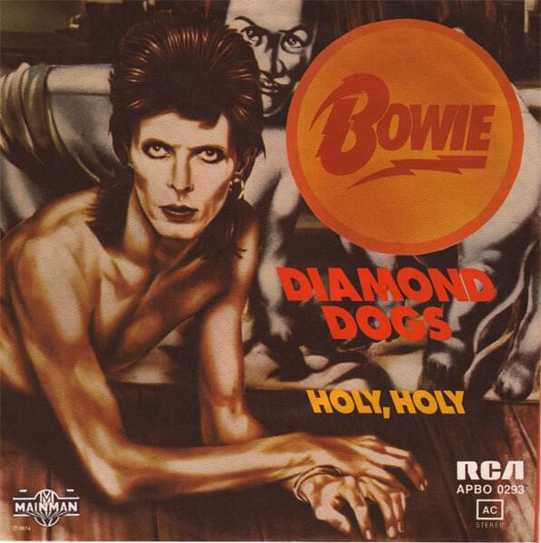 Album cover art for "Diamond Dogs" by David Bowie