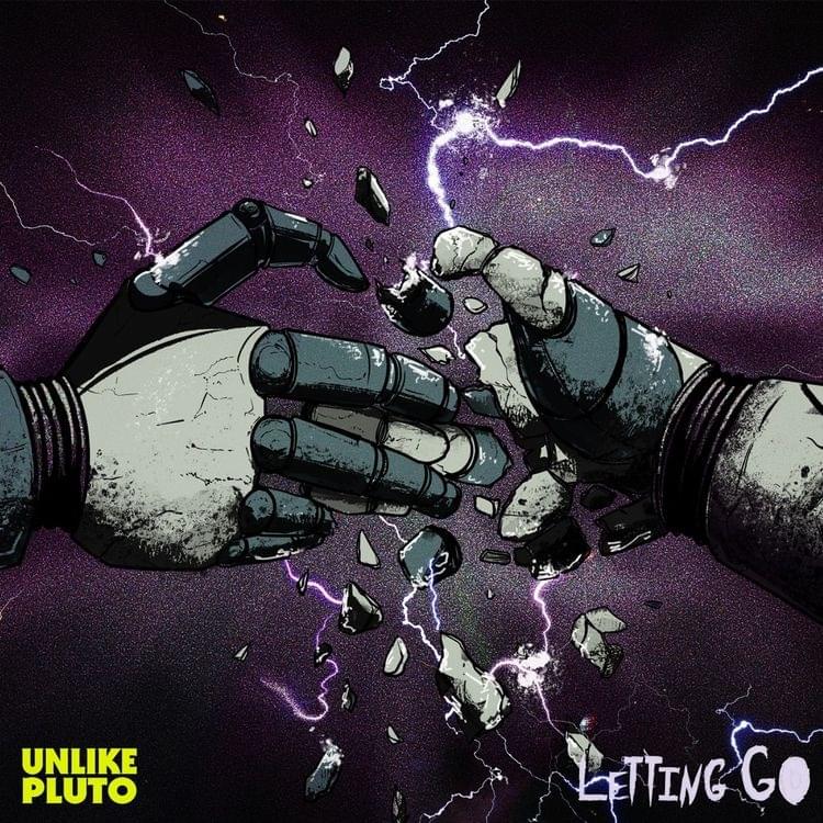 Album cover art for "Letting Go" by Unlike Pluto