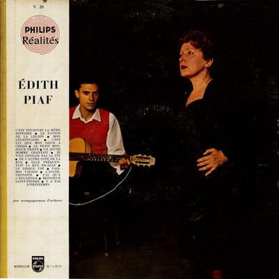 Album cover art for "J’ai qu’a l’regarder" by Édith Piaf