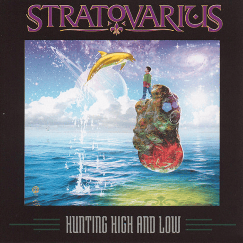 Album cover art for "Hunting High and Low" by Stratovarius