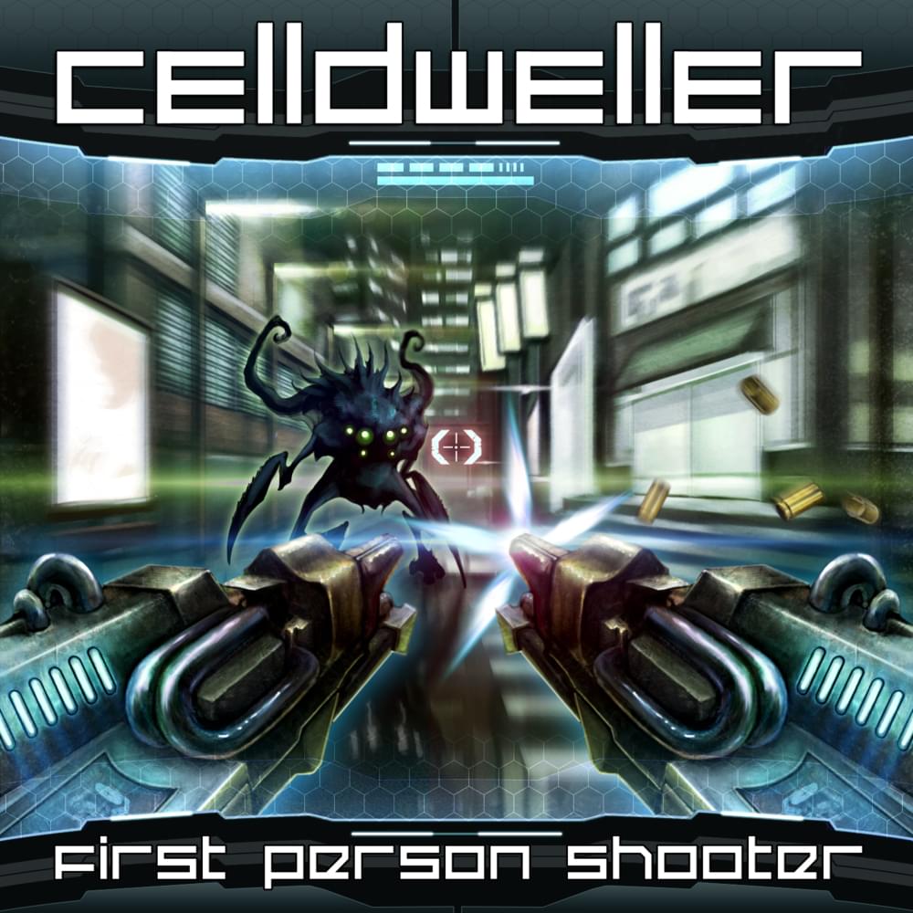 Album cover art for "First Person Shooter" by Celldweller