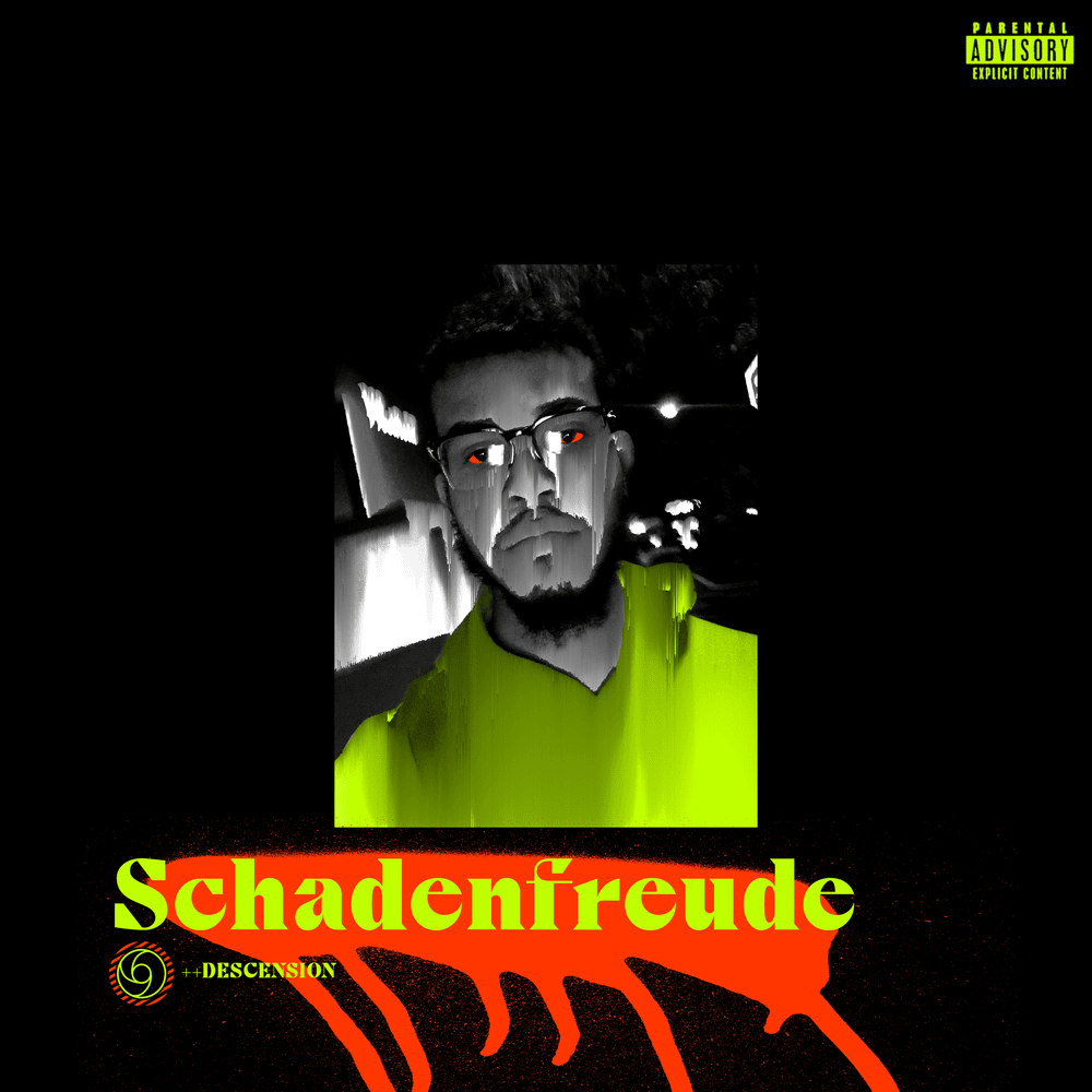 Album cover art for "Schadenfreude" by pdr dax & PE$O PETE & CAMOGOD