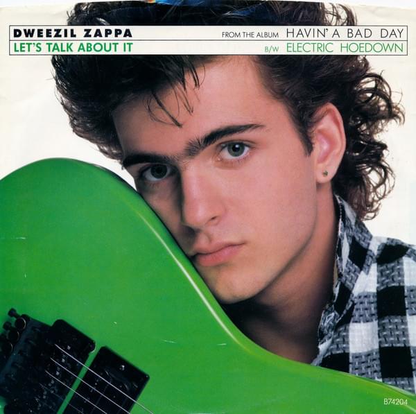Album cover art for "Let’s Talk About It" by Dweezil Zappa & Moon Unit Zappa