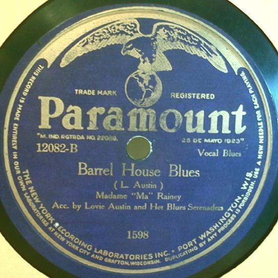 Album cover art for "Barrel House Blues" by Ma Rainey