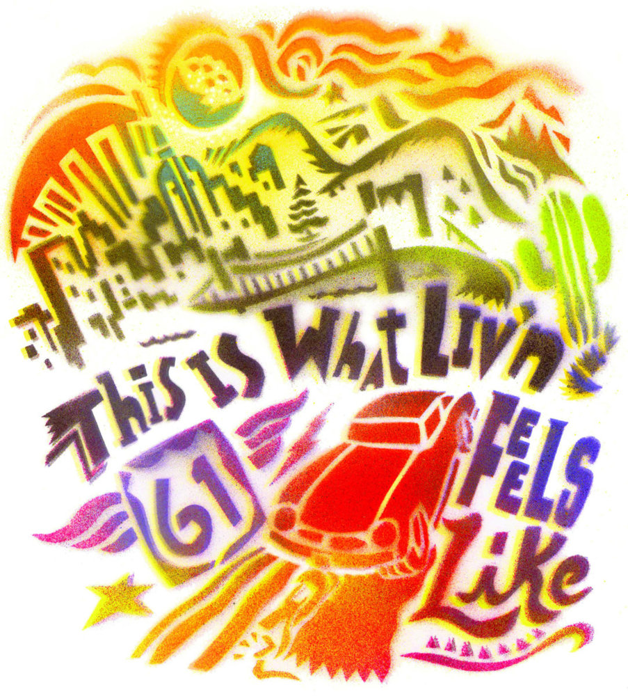 Album cover art for "This Is What Livin’ Feels Like" by Caroline Rose