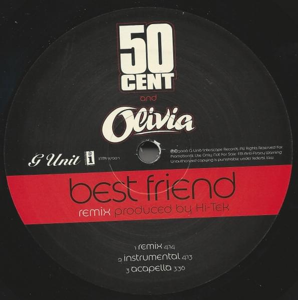 Album cover art for "Best Friend (Remix)" by 50 Cent & Olivia