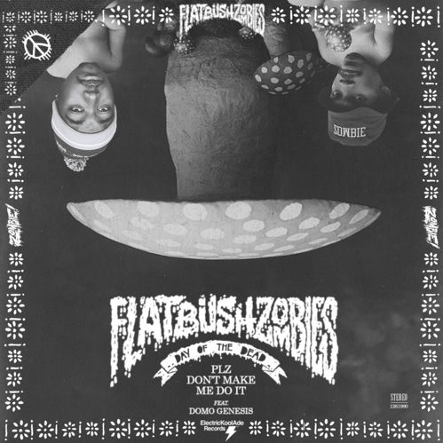 Album cover art for "Plz Don’t Make Me Do It" by Flatbush Zombies & Domo Genesis