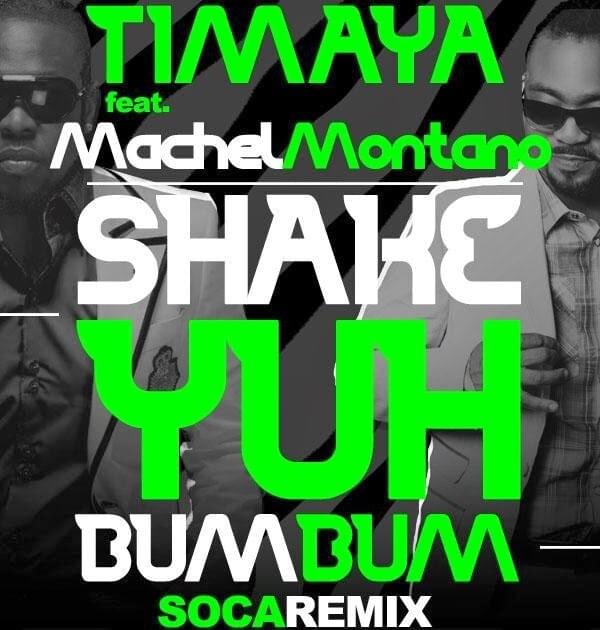 Album cover art for "Shake Yuh Bum" by Timaya & Machel Montano
