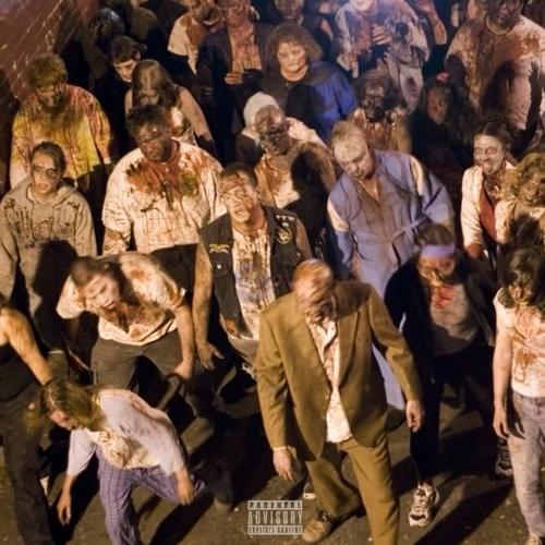 Album cover art for "ZOMBIELAND" by Slimesito
