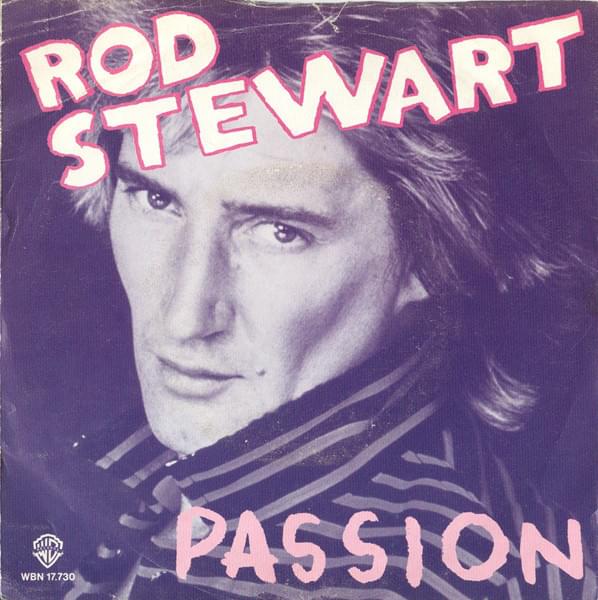 Album cover art for "Passion" by Rod Stewart