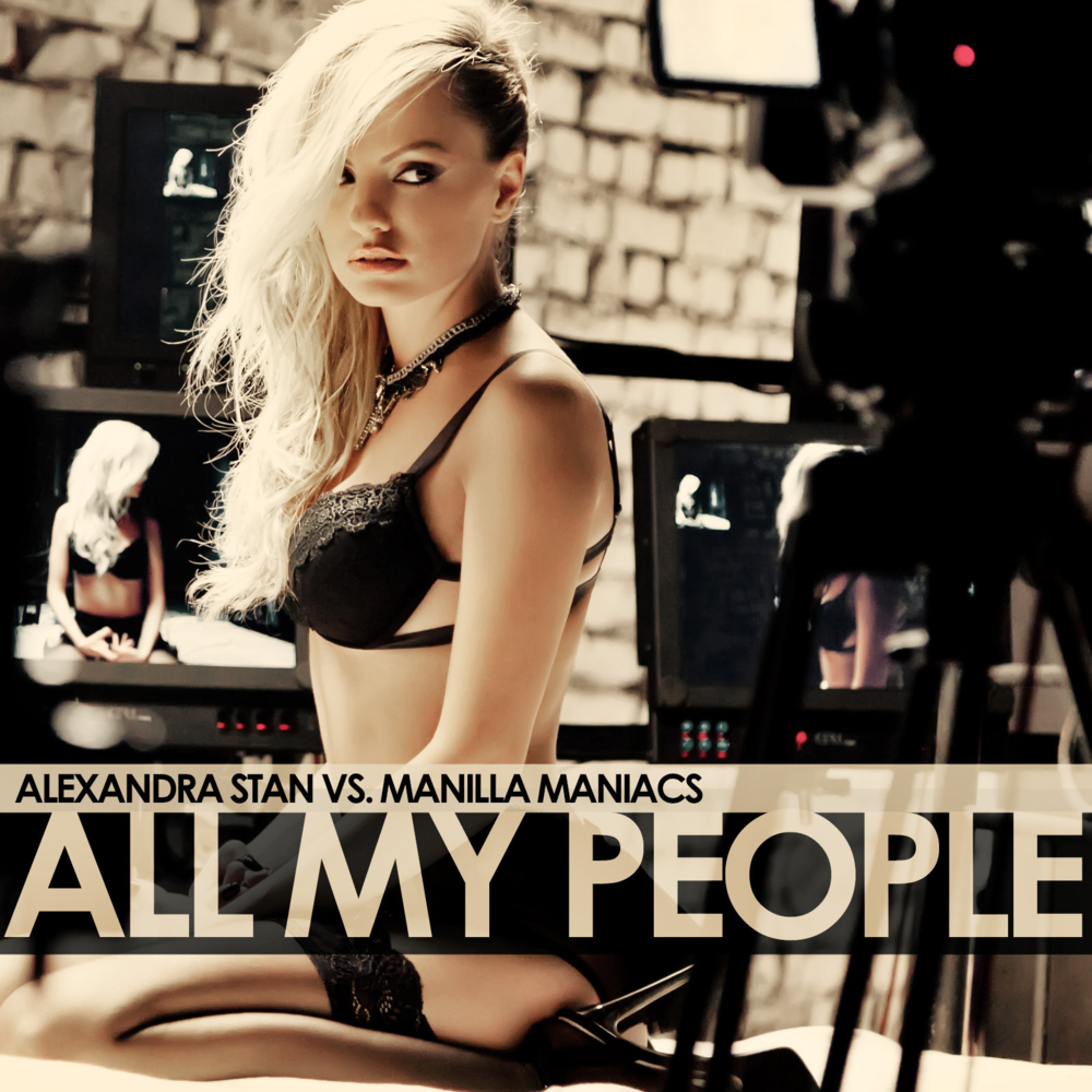 Album cover art for "All My People" by Alexandra Stan
