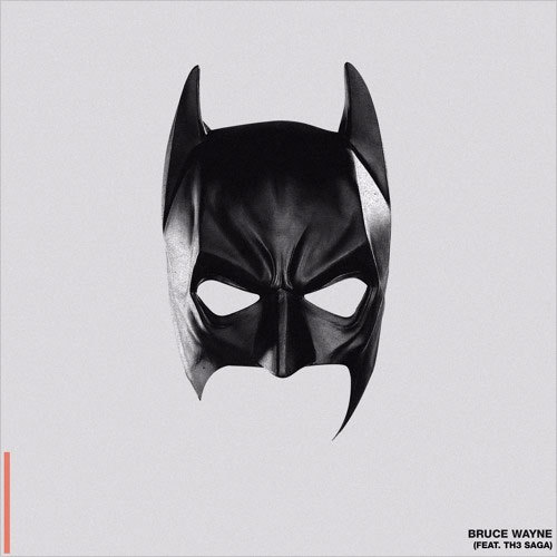 Album cover art for "Bruce Wayne" by KALEB MITCHELL & Th3 Saga
