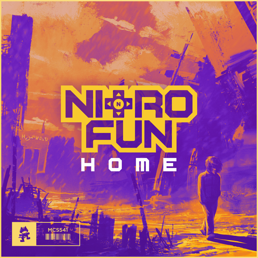 Album cover art for "Home" by Nitro Fun